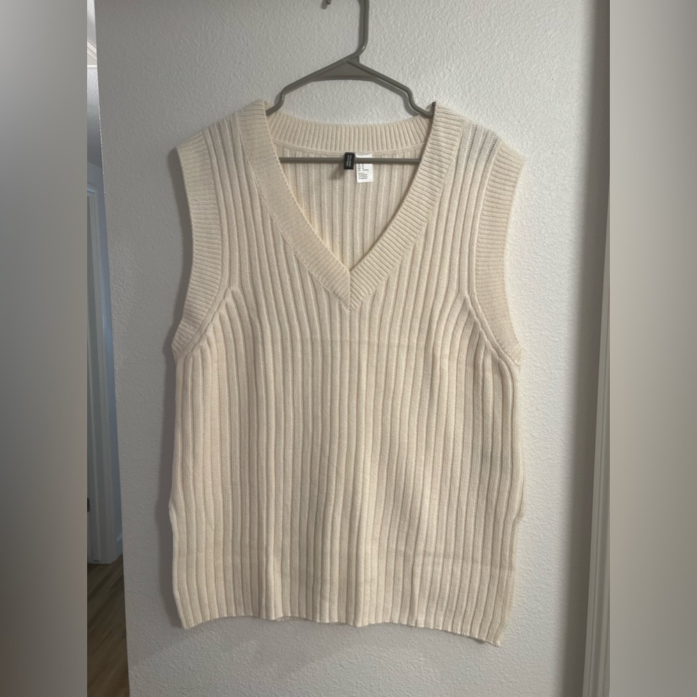 Cream Sweater Vest
